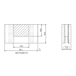 DESLIZADERA HOJA PTA PISO COMPACT PM HDPE HMA 016