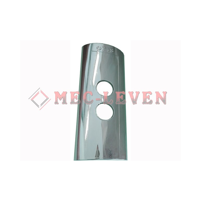 TAPA BOTONERA RELLANO OTIS CROMADA 1 H/PUL + 2 FLECHAS CALADAS