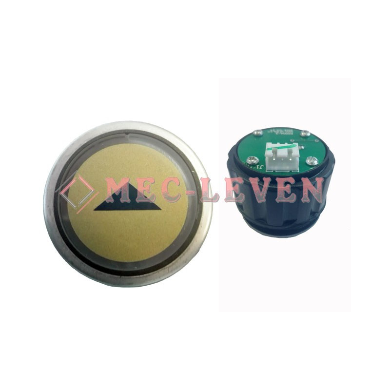 PULSADOR D2 EXTERIOR 5 PINES LUM. VERDE LL