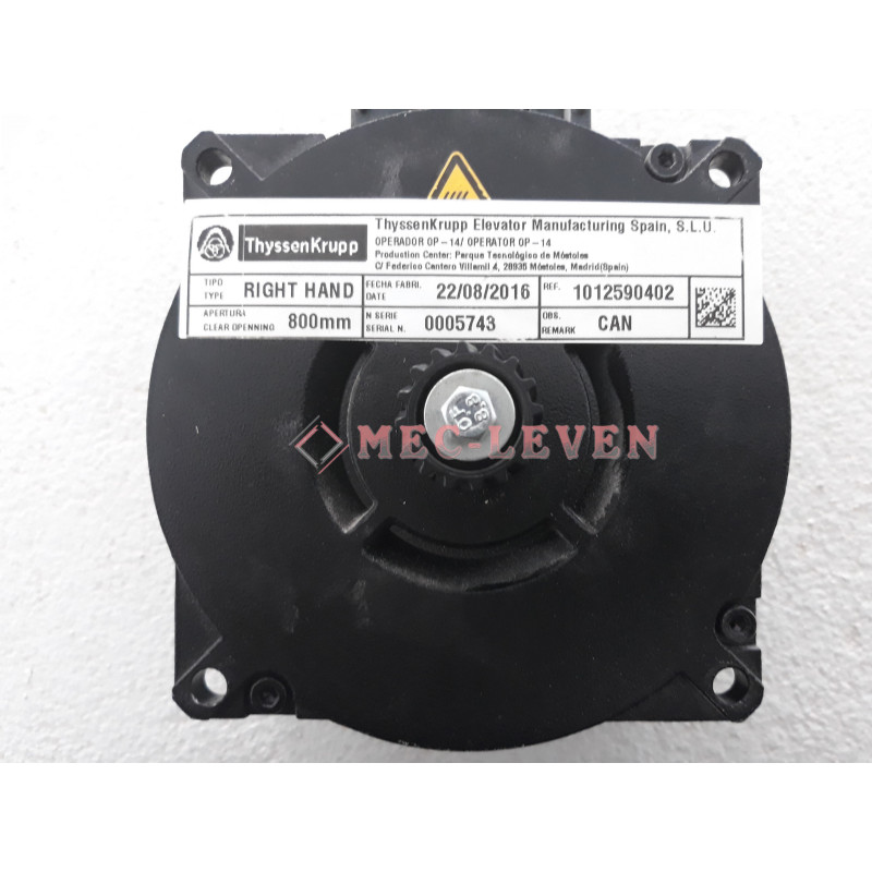 MOTOR OPERADOR THYSSEN OP-14 - 10081281