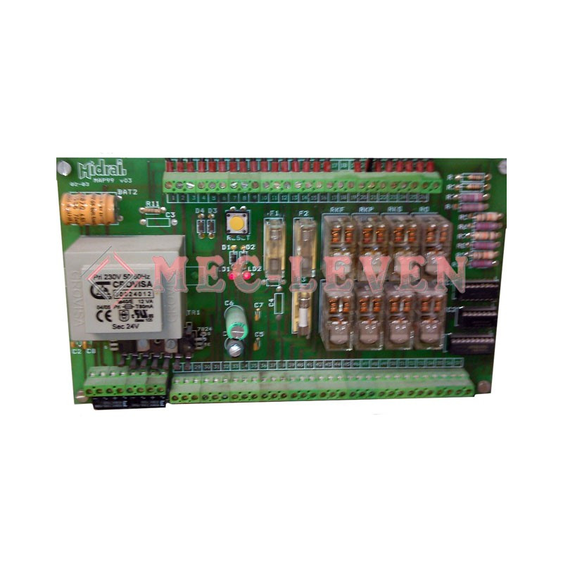 PLACA MANIOBRA MONTACOCHES MAP99 MCH