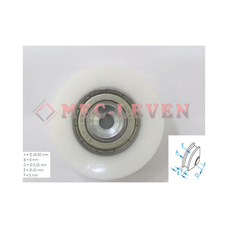 RUEDA CABLE PUERTA SCHINDLER VARIDOR 10