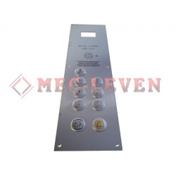 BOTONERA DE CABINA CON PULSADOR CEHAM 3D REDONDO AZUL 24V 2 PARADAS