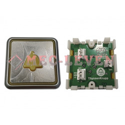 PULSADOR THYSSEN BST S1 CMC BLANCO "ALARMA"