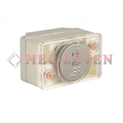 PULSADOR JMT AV2B BRAILLE 1NO ABIERTO LUMINOSO 24V LED ROJO