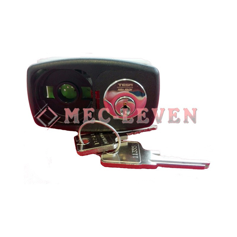 PULSADOR PM-4 C/LLAVE 11355 LED ROJO