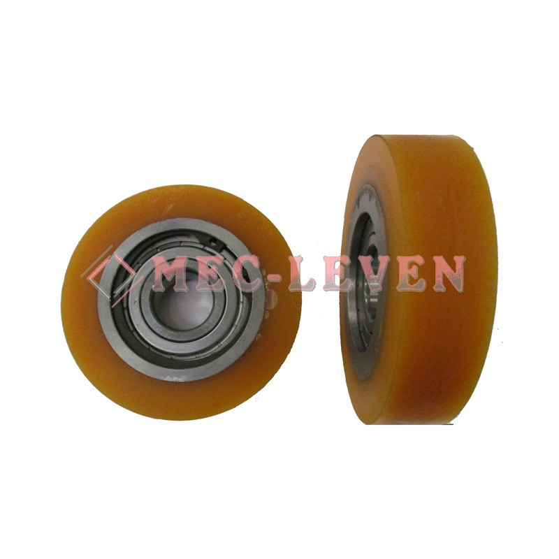 RODADERA SIMPLE D80X25MM CON RODAMIENTO