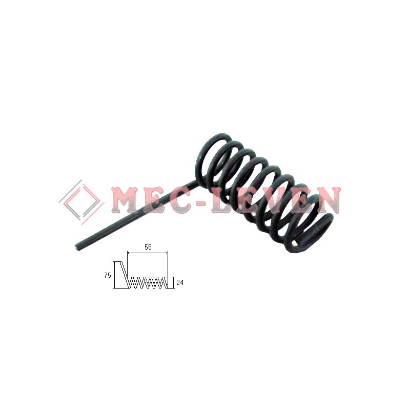 MUELLE RESORTE TORSION D24X55 BENLLIURE DERECHO