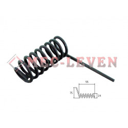 MUELLE TORSION D24X55 BENLLIURE IZQUIERDO